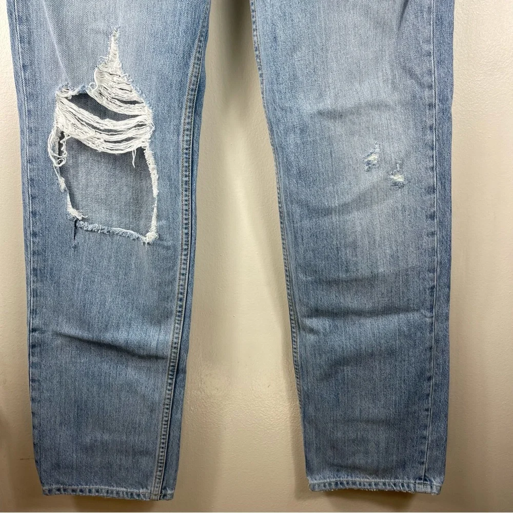 GRLFRND Mica Distressed Relaxed Tappered‎ Jeans NEW Women's Size 26 To the Limit